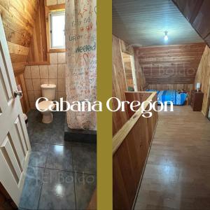 Koupelna v ubytování Cabañas El Boldo