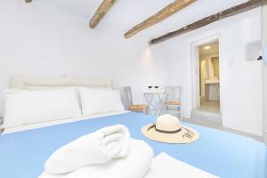 Postel nebo postele na pokoji v ubytování Magginas Little Home