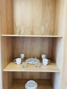 Set per la preparazione di tè e caffè presso Fewdays Michalovce