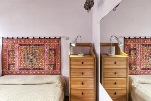 Posteľ alebo postele v izbe v ubytovaní Apt Amarres, piscina comunitaria