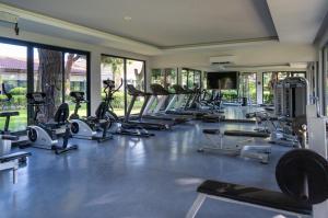 Fitness centrum a/nebo fitness zařízení v ubytování Master Family Club