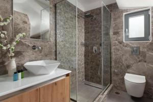 Koupelna v ubytování Aiora Luxury Villas