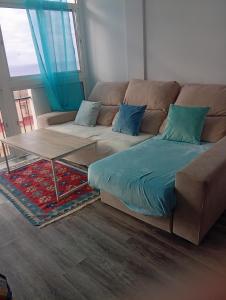Posezení v ubytování Atico primera linea del mar