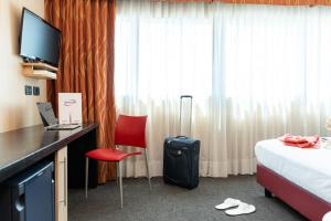TV o dispositivi per l'intrattenimento presso Hotel Majorana