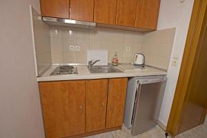 A kitchen or kitchenette at Villa Aleka Még 37 kép