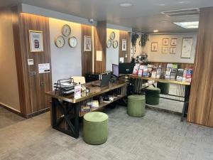 Ο χώρος του λόμπι ή της ρεσεψιόν στο Perante Hotel Şişli