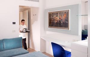 TV a/nebo společenská místnost v ubytování Atlantic Hotel & SPA