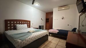 Postel nebo postele na pokoji v ubytování Hotel Colonos Los Cabos