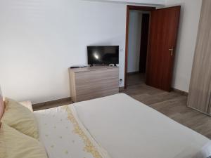 Ένα ή περισσότερα κρεβάτια σε δωμάτιο στο Apartment Milazzo - Trilocale sul mare