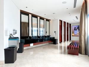 Posezení v ubytování Scenic view studio/Dubai Marina + 23 fotografií