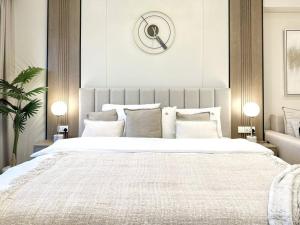 Breathtaking view studio – Address Dubai Marina客房内的一张或多张床位