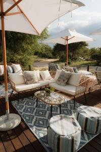 Posezení v ubytování Maroelani Lodge- Greater Kruger Private Reserve