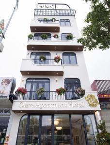 Μπαλκόνι ή βεράντα στο Olive Apartment Hotel Lào Cai