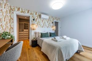 Postel nebo postele na pokoji v ubytování Ria View - Luxo a Beira Mar + 15 fotografií