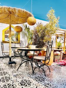 Patio nebo venkovní prostory v ubytování Riad Argan