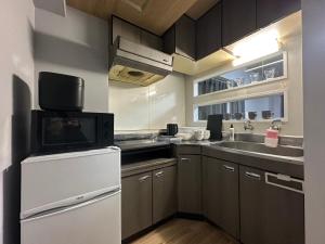 Köök või kööginurk majutusasutuses AMShiragishi 201 +33 fotot