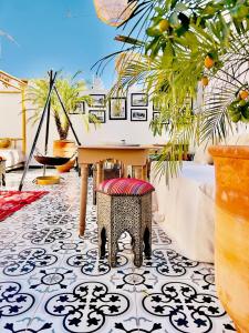 Patio nebo venkovní prostory v ubytování Riad Argan