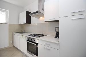 Kuchyň nebo kuchyňský kout v ubytování Apartment Plese