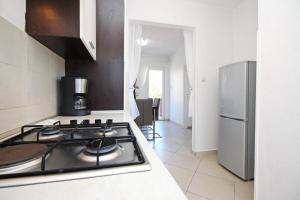 Kuchyň nebo kuchyňský kout v ubytování Apartment Plese