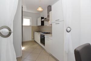 Kuchyň nebo kuchyňský kout v ubytování Apartment Plese