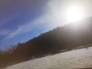 Naturlandskabet i nærheden af den private indkvartering