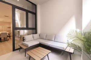 Posezení v ubytování Luxury Apartment Oceanografic 6 pax