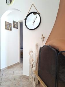 Posezení v ubytování Guest House Alepou Leros