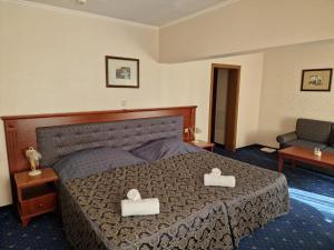 Postel nebo postele na pokoji v ubytování Danube Hotel & Spa