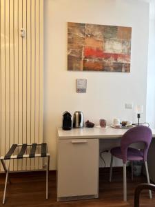 Příslušenství pro přípravu čaje a kávy v ubytování Enjoy Milano Skyline