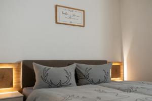 Posteľ alebo postele v izbe v ubytovaní Chalet Zugspitzblick