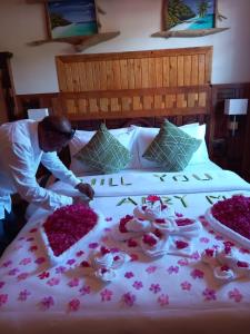 Letto o letti in una camera di The Corbin