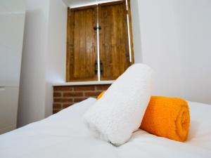 Letto o letti in una camera di Apartmány 13 Přízemí 1