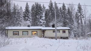 Beach cottage near Syöte v zimě