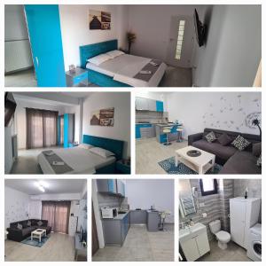 Giường trong phòng chung tại Mamaia Nord