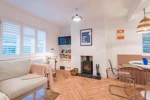 Posezení v ubytování The Printer's Place