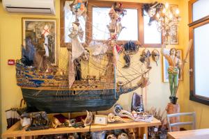 Reštaurácia alebo iné gastronomické zariadenie v ubytovaní Hotel New Aurora Venice