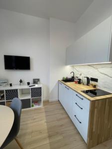 Dapur atau dapur kecil di Studio nad Sanem +5 gambar