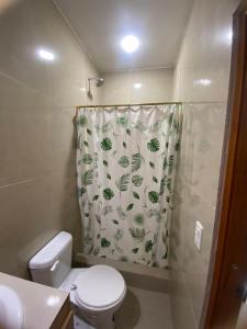 Koupelna v ubytování Departamento Cómodos