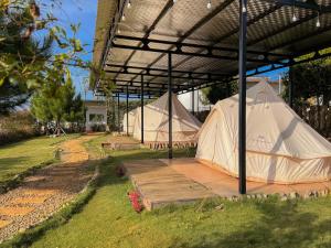 Zahrada ubytování Ki-ss House Coffee and Glamping