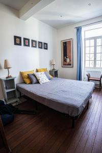 Postel nebo postele na pokoji v ubytování Villa Les Mimosas - 3 chambres d'hôtes