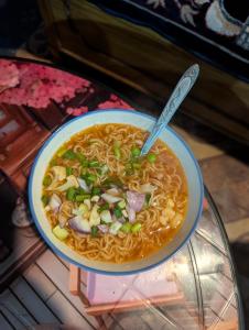 ダージリンにあるLepcha Homestay Darjeelingの麺汁