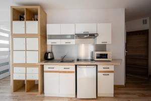 Kuchyňa alebo kuchynka v ubytovaní Apartamenty Smrekowa Zakopane
