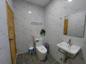 Koupelna v ubytování Duview room
