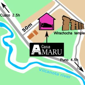 Certifikát, hodnocení, plakát nebo jiný dokument vystavený v ubytování Casa Amaru Raqchi