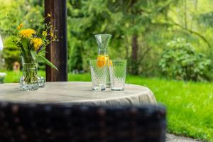 Nápoje v ubytování Appartements am Taubensee