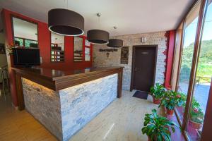 Køkken eller tekøkken på Hotel Restaurant Corsa