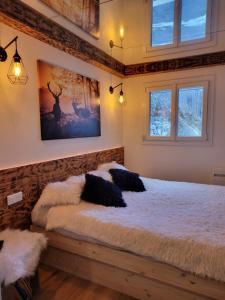 Postel nebo postele na pokoji v ubytování Appartement T2 cosy