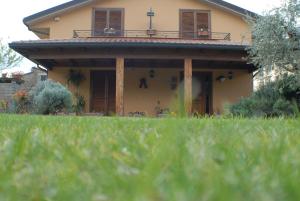 Zahrada ubytování La Via Francigena B&B