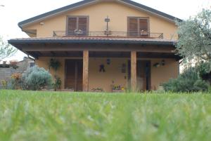 Zahrada ubytování La Via Francigena B&B
