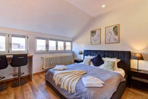 Posteľ alebo postele v izbe v ubytovaní Beautiful Apartment Dlouhá